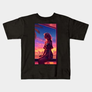 Lofi Girls Dreamscapes Kids T-Shirt